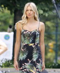 Jessica Hart luciendo melena en un photoshoot en Nueva York