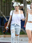 Paris Jackson con un corte de cascarón bicolor