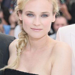 Diane Kruger con trenza de lado