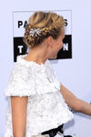 Diane Kruger con un recogido de trenzas