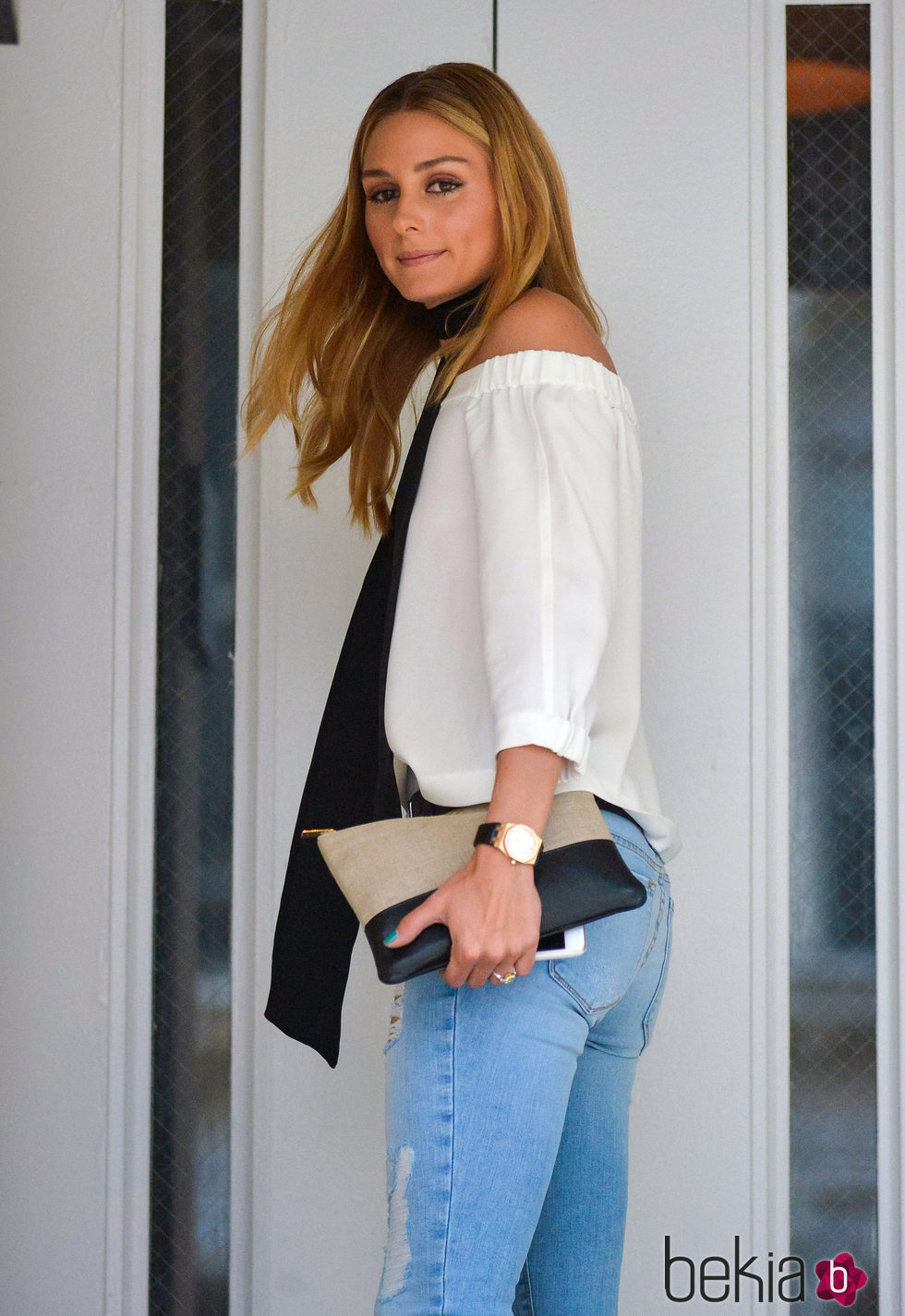 Olivia Palermo paseando por Nueva York