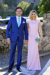 Norma Ruiz en la boda de Álvaro Rojo y Ana Villarrubia