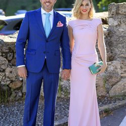 Norma Ruiz en la boda de Álvaro Rojo y Ana Villarrubia