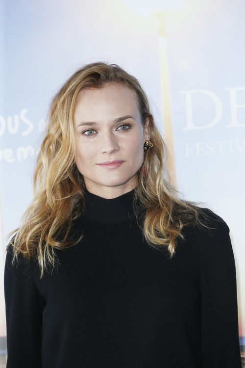Diane Kruger con la melena sin volumen